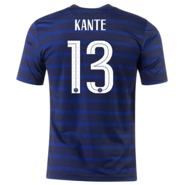 2020 Euro France Home Kit Soccer Jersey N'GOLO KANTÉ #13